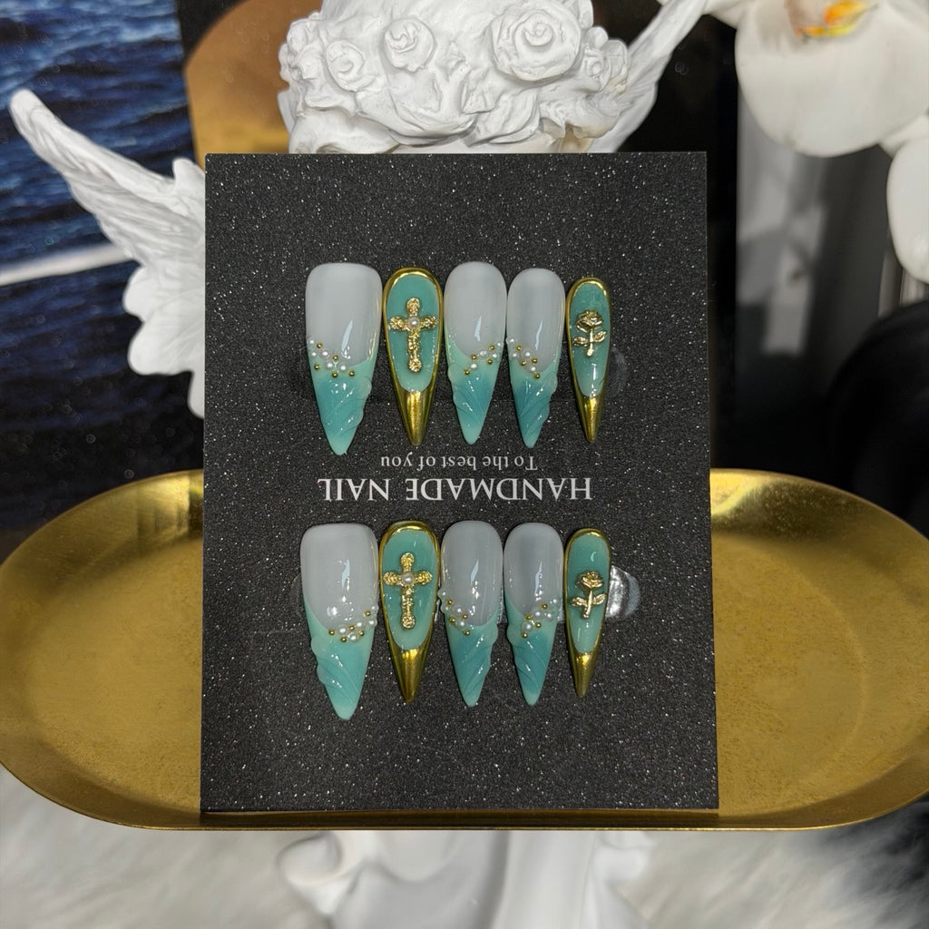 Premium Custom False Nails | Wholesale Available Z-254