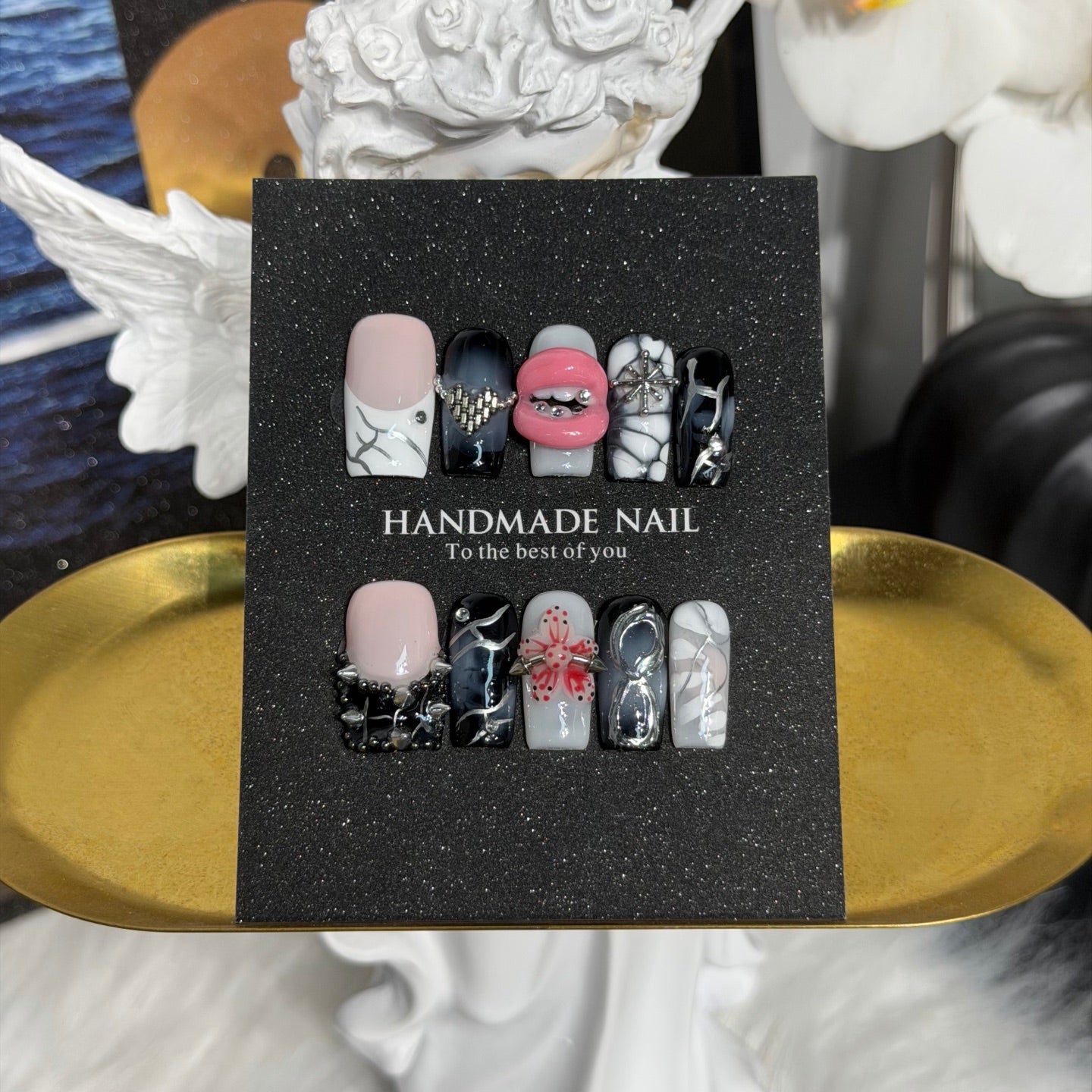 Premium Custom False Nails | Wholesale Available C-161