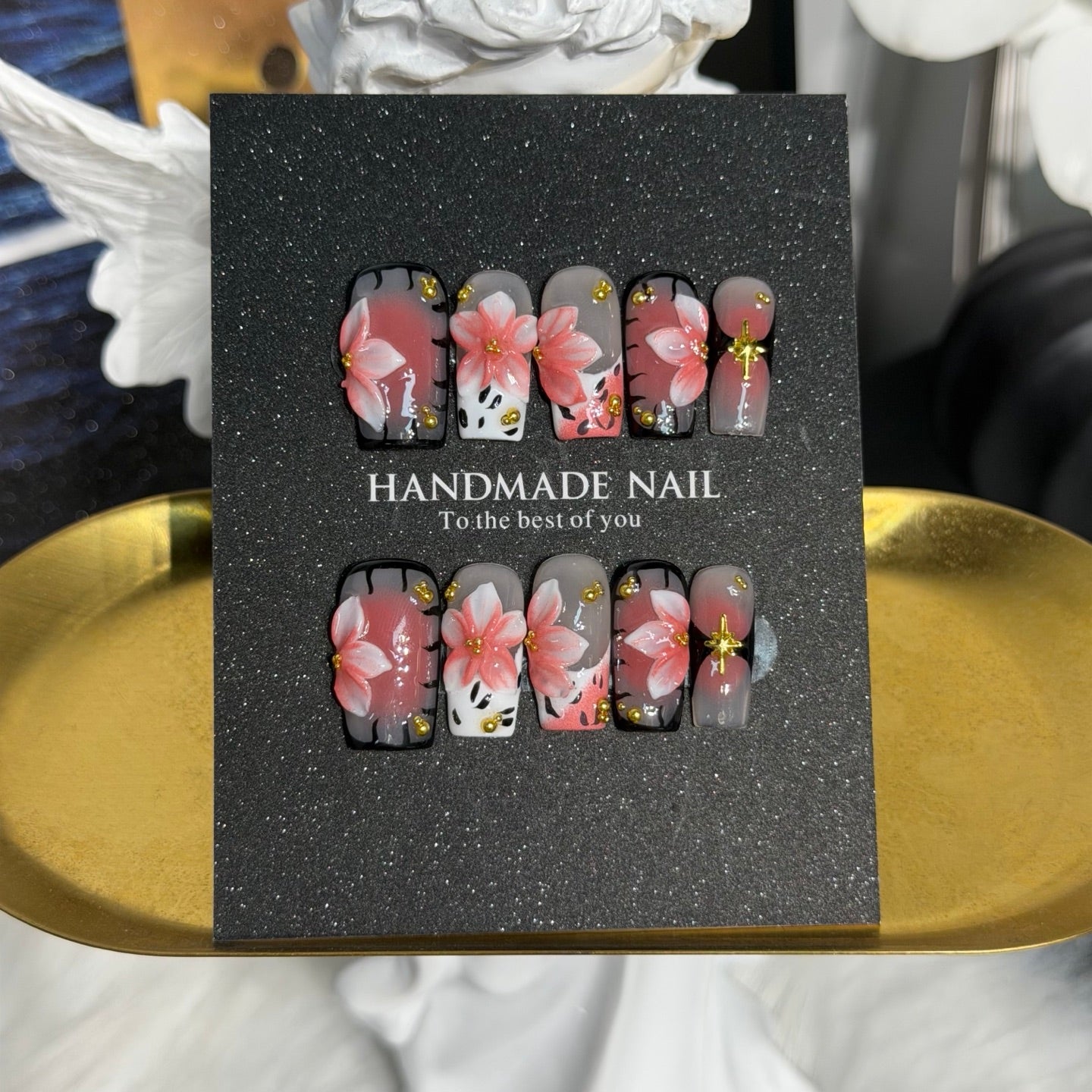 Premium Custom False Nails | Wholesale Available C-162