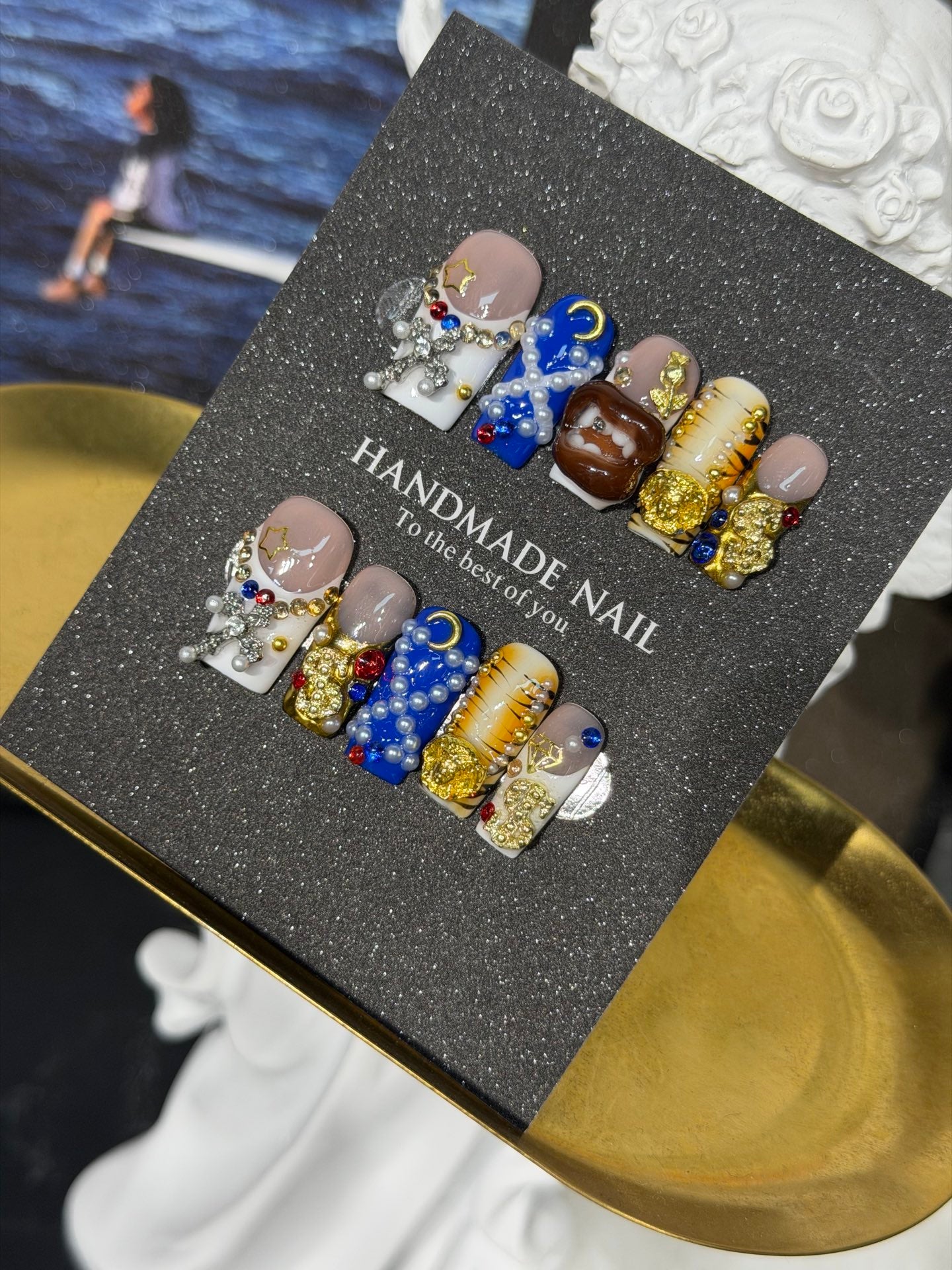 Premium Custom False Nails | Wholesale Available A-028