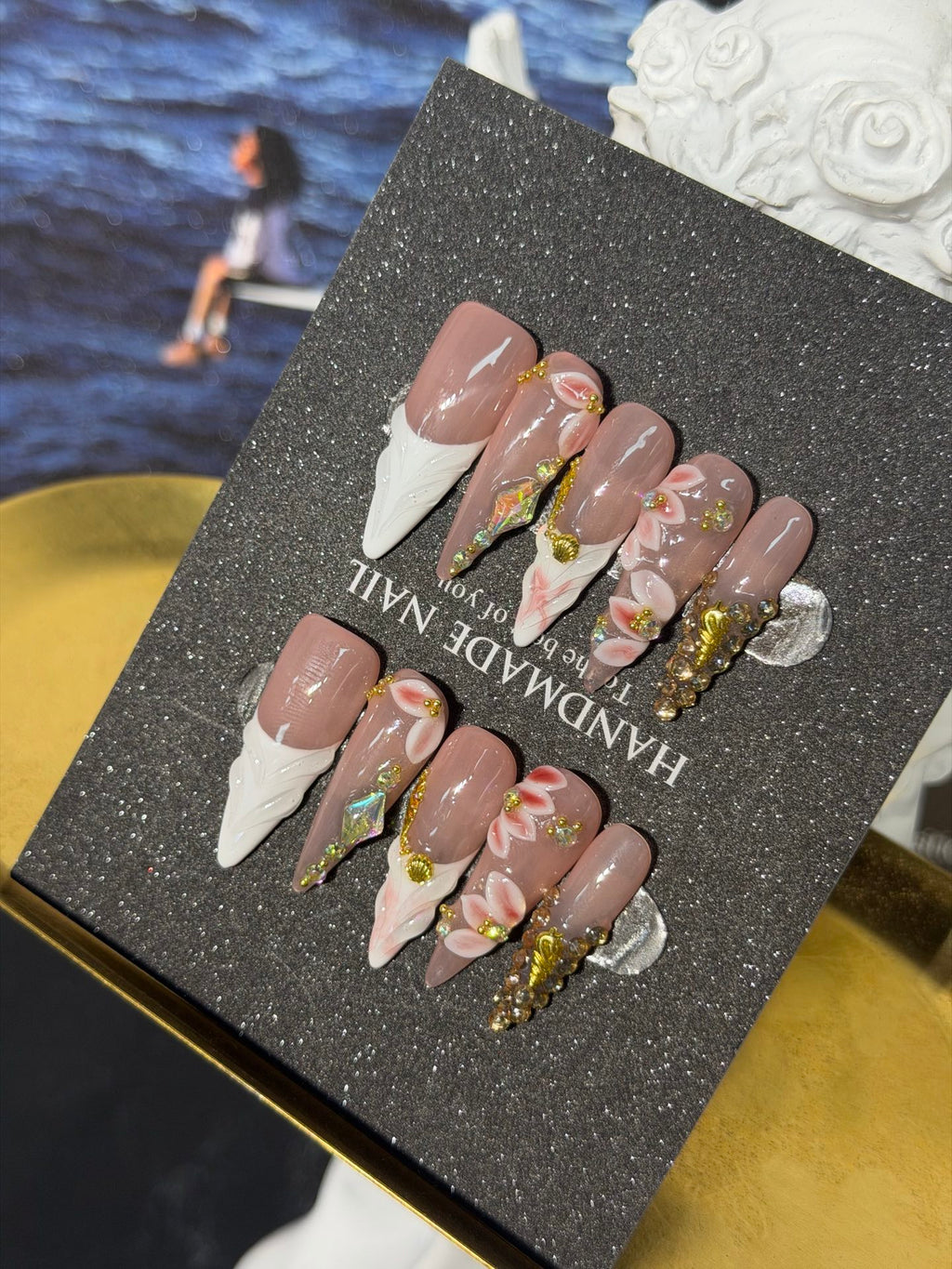 Premium Custom False Nails | Wholesale Available C-154