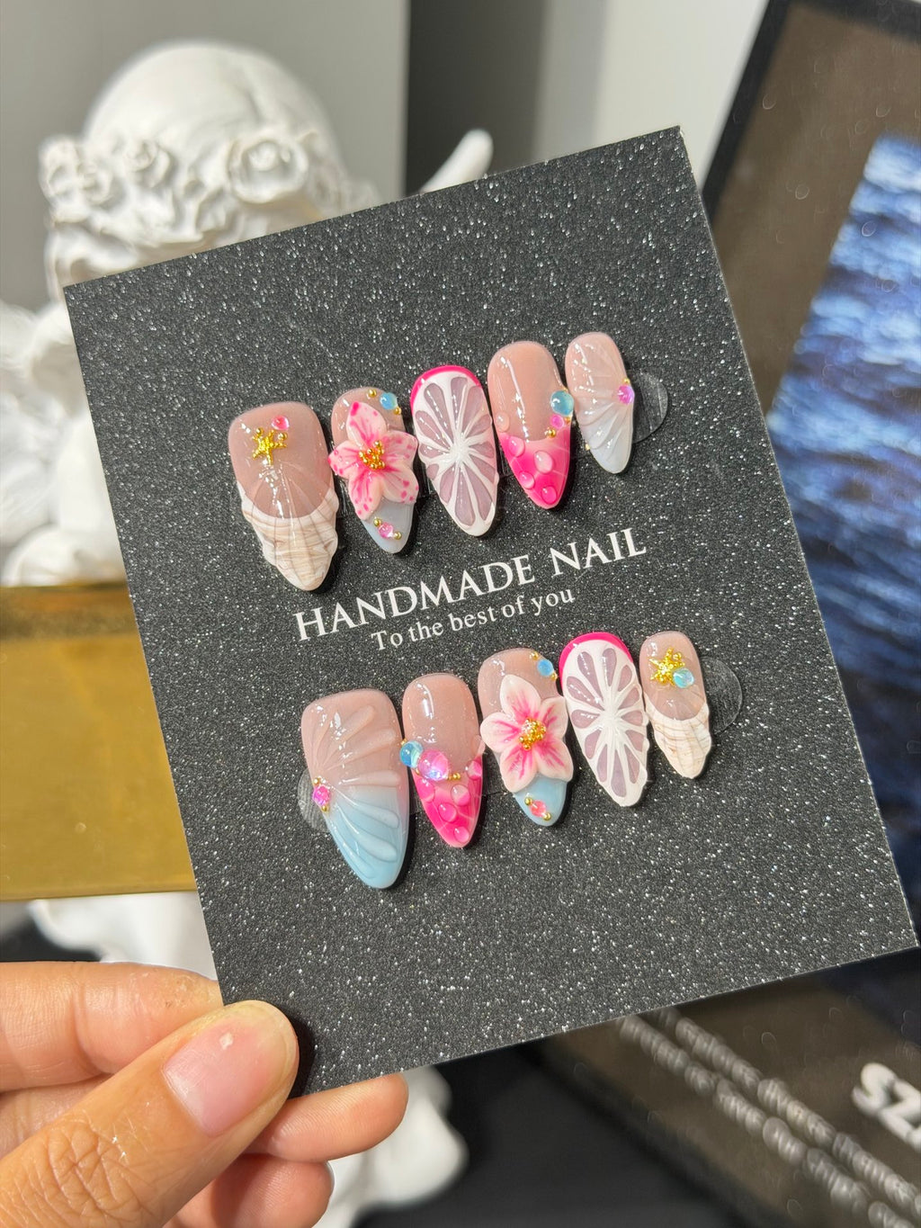 Premium Custom False Nails | Wholesale Available C-157