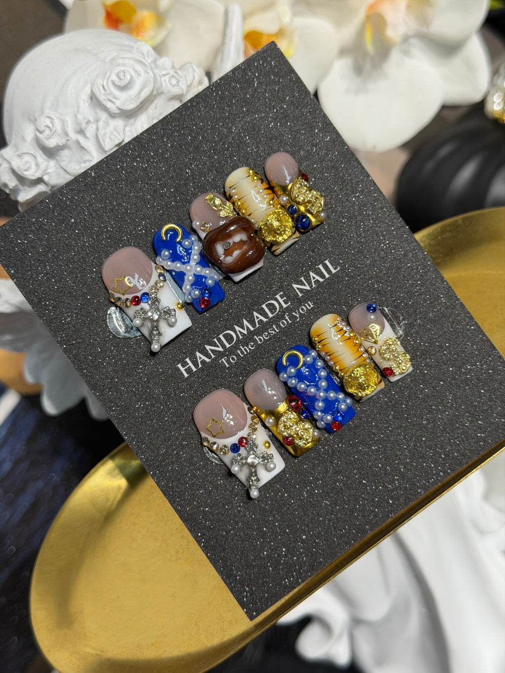 Premium Custom False Nails | Wholesale Available A-028