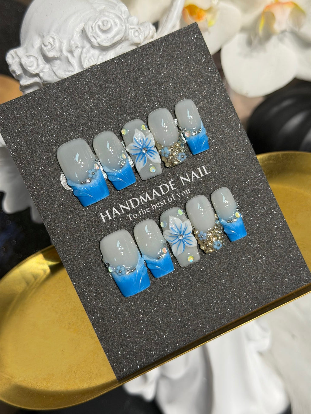 Premium Custom False Nails | Wholesale Available C-160