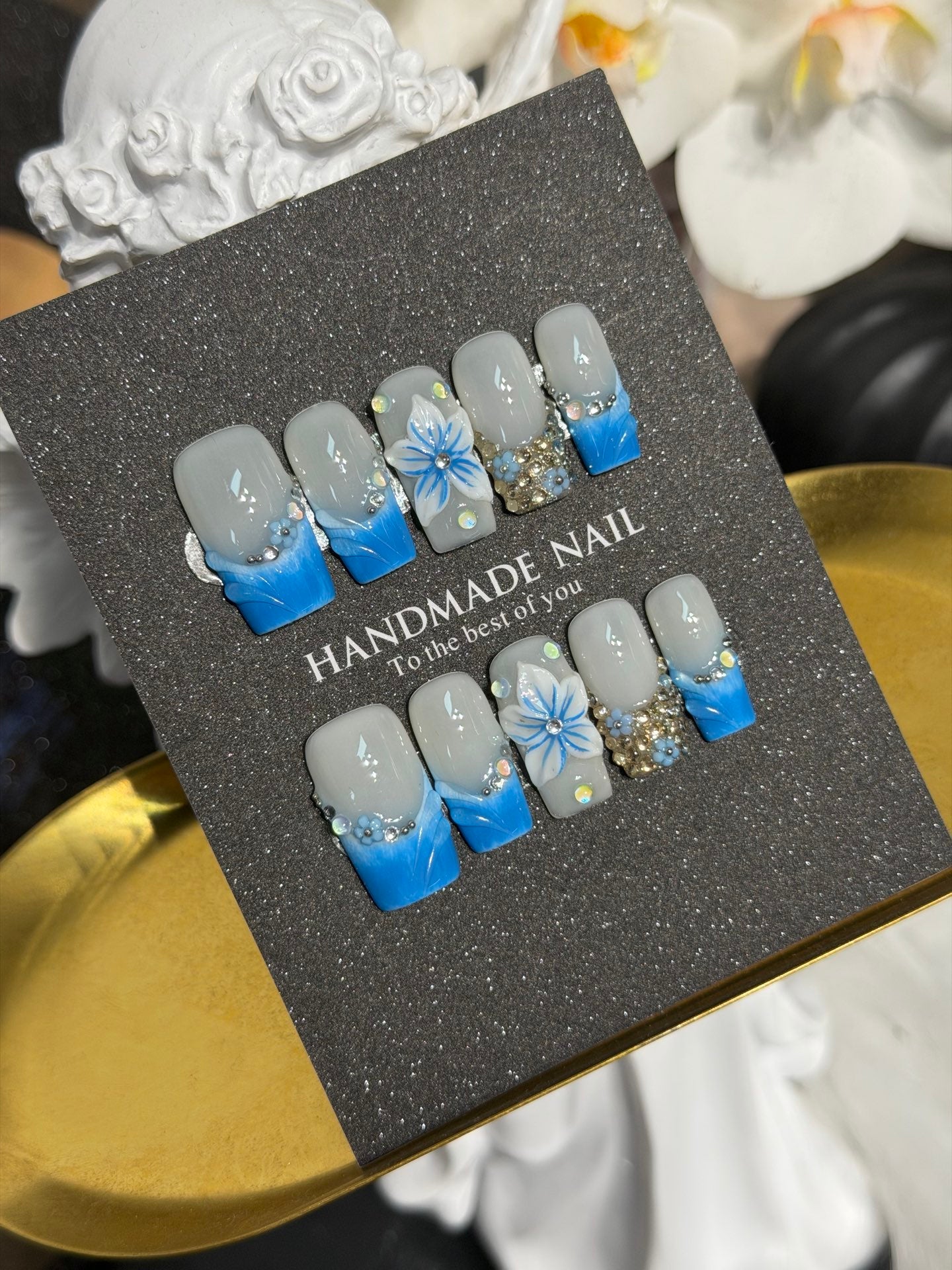 Premium Custom False Nails | Wholesale Available C-160