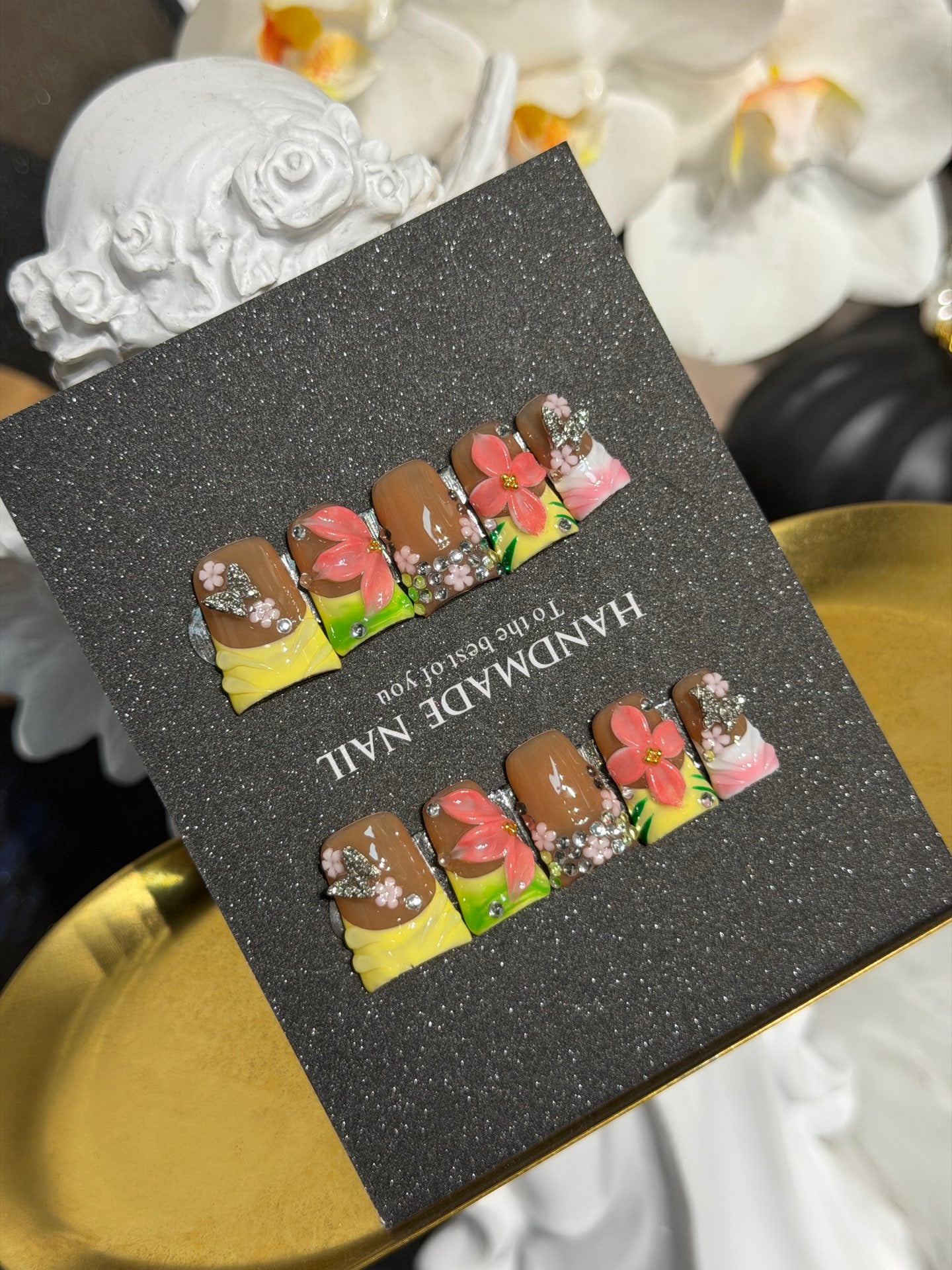 Premium Custom False Nails | Wholesale Available C-158