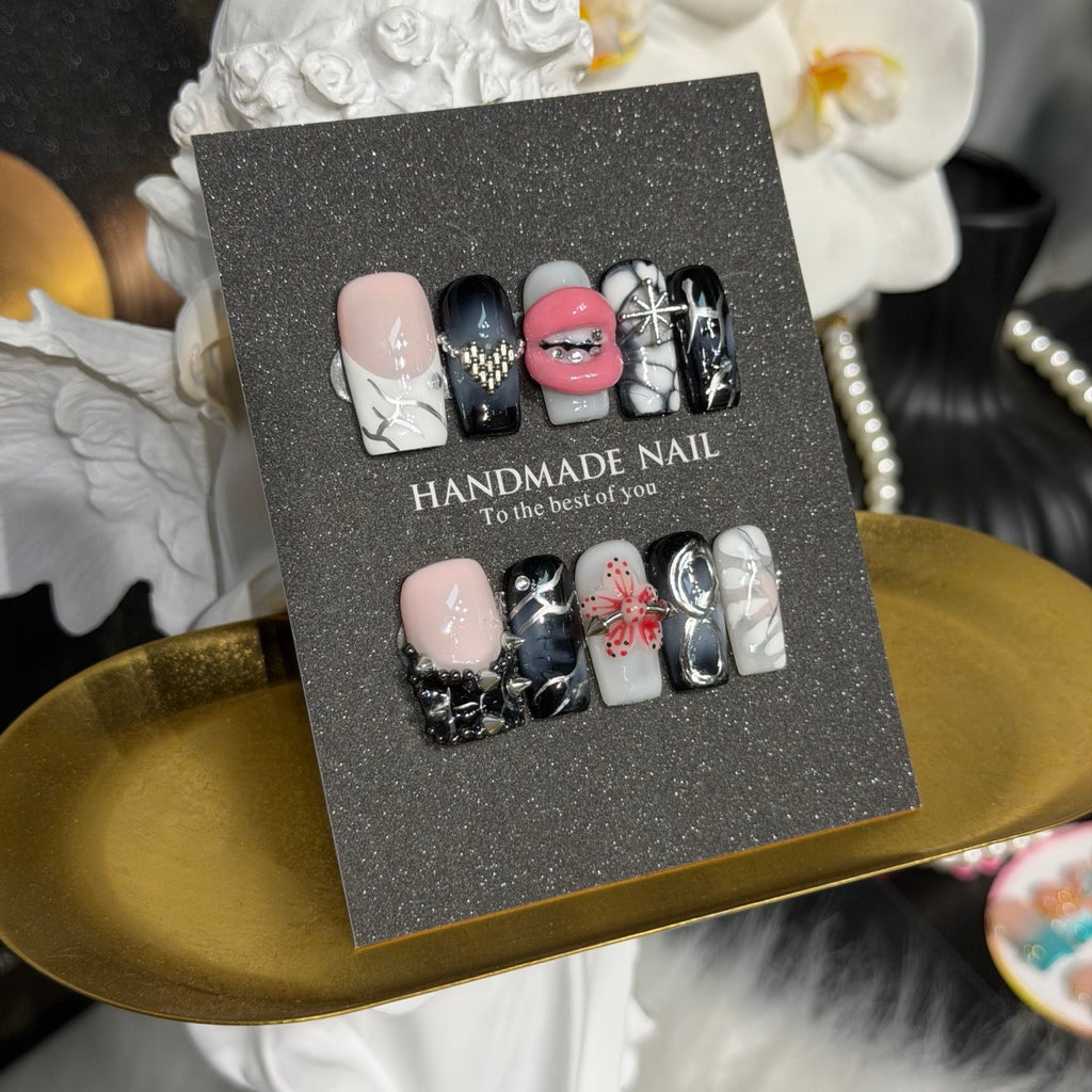 Premium Custom False Nails | Wholesale Available C-161