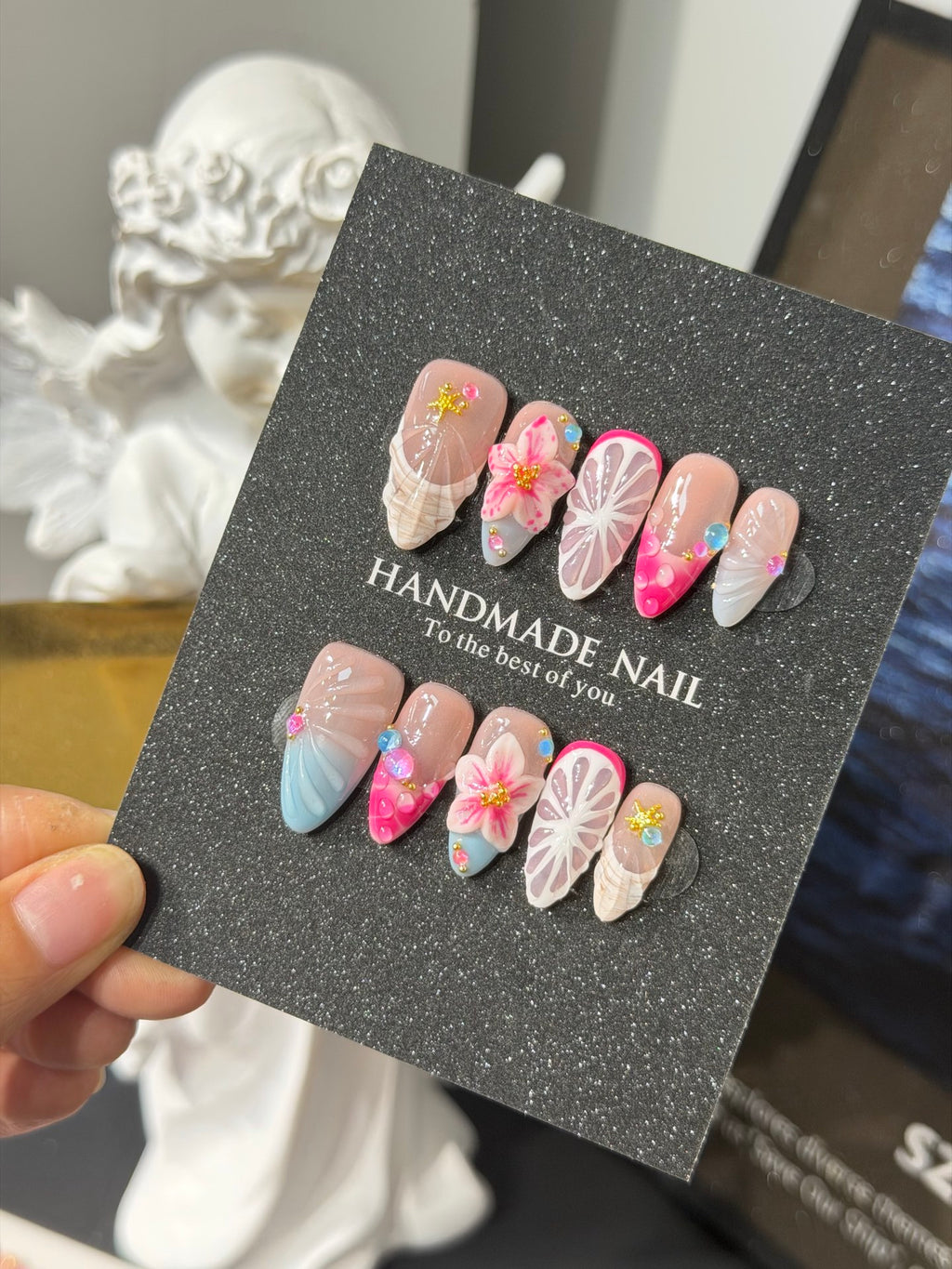 Premium Custom False Nails | Wholesale Available C-157
